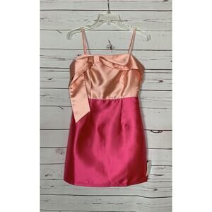 B.Right Boutique Women's S Small Pink Bow Cute Party Formal Dress NEW With TAGS